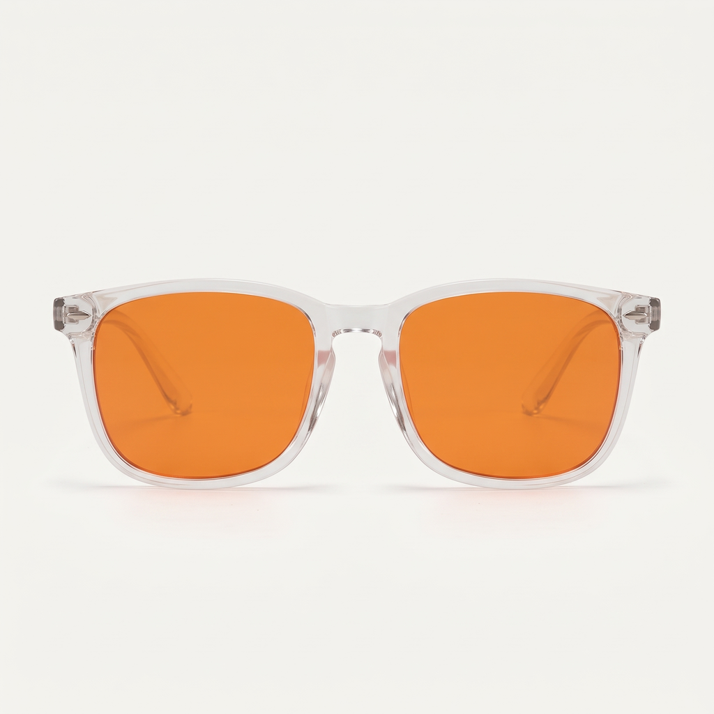 Clear / Orange | front view