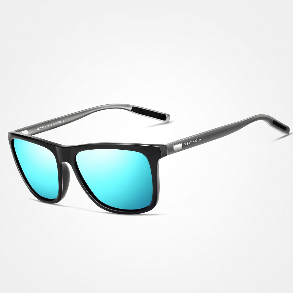 Black Gunmetal / Ice Blue | front view