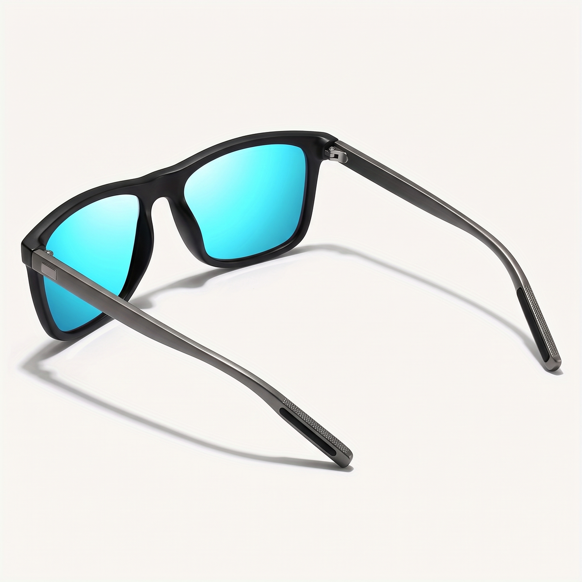 Black Gunmetal / Ice Blue | three-quarter view