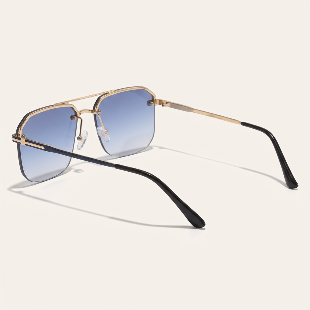 Gold / Blue Gradient | three-quarter view