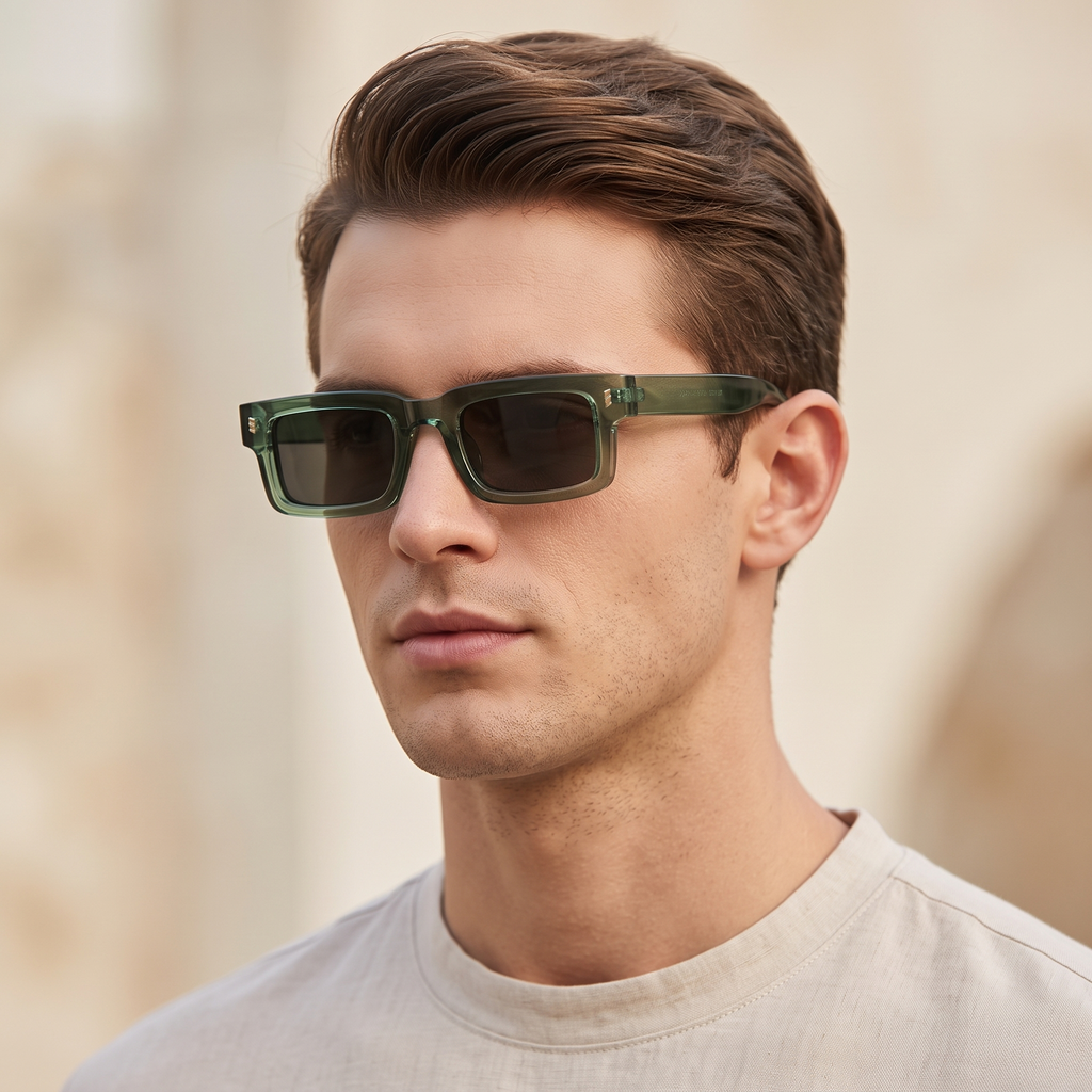 Green / Black Grey | worn, men's styling