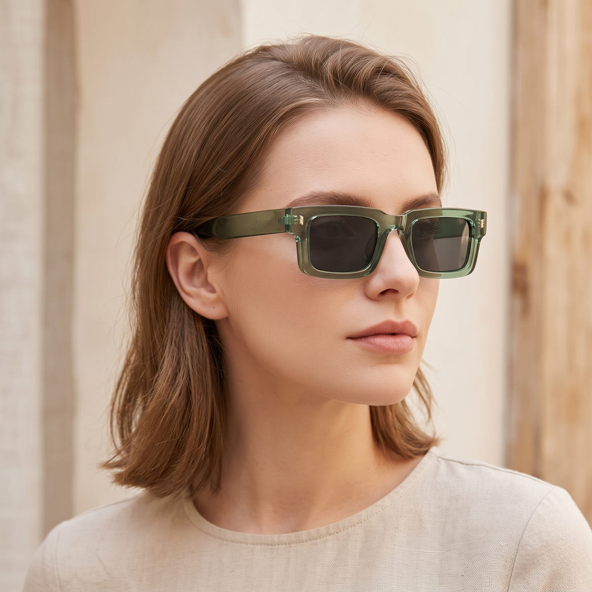 Green / Black Grey | worn, women's styling