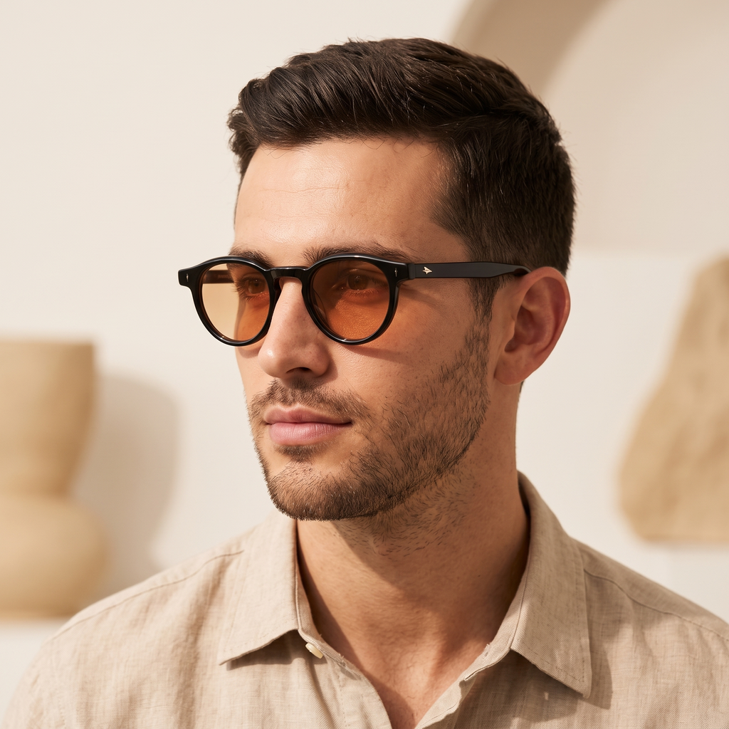 Sunset Black | worn, men's styling