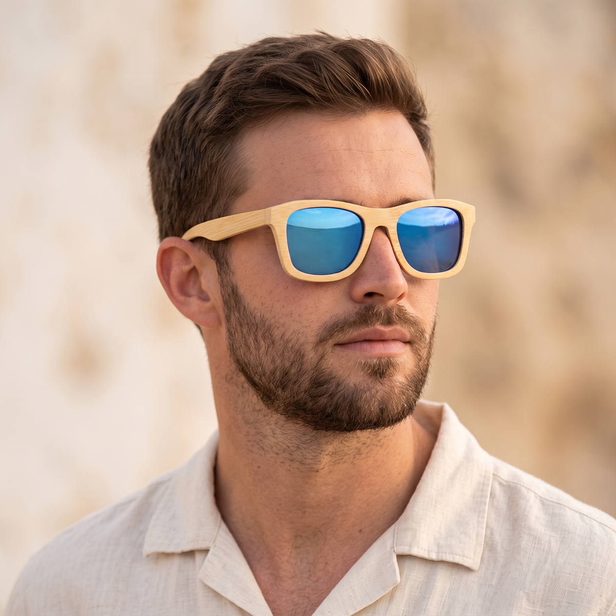 Blue | worn, men's styling