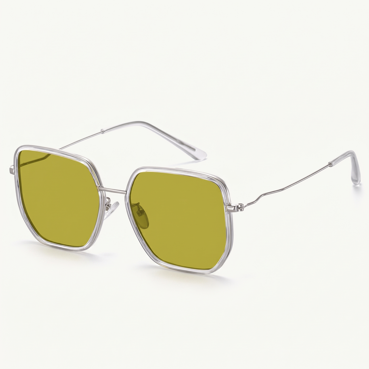 Nickel White / Green | front view