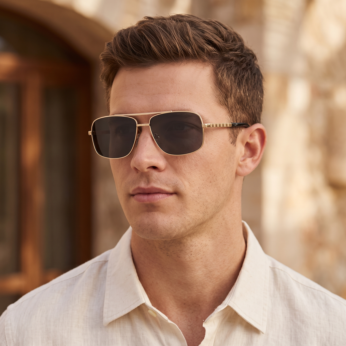 Gold / Grey | worn, men's styling