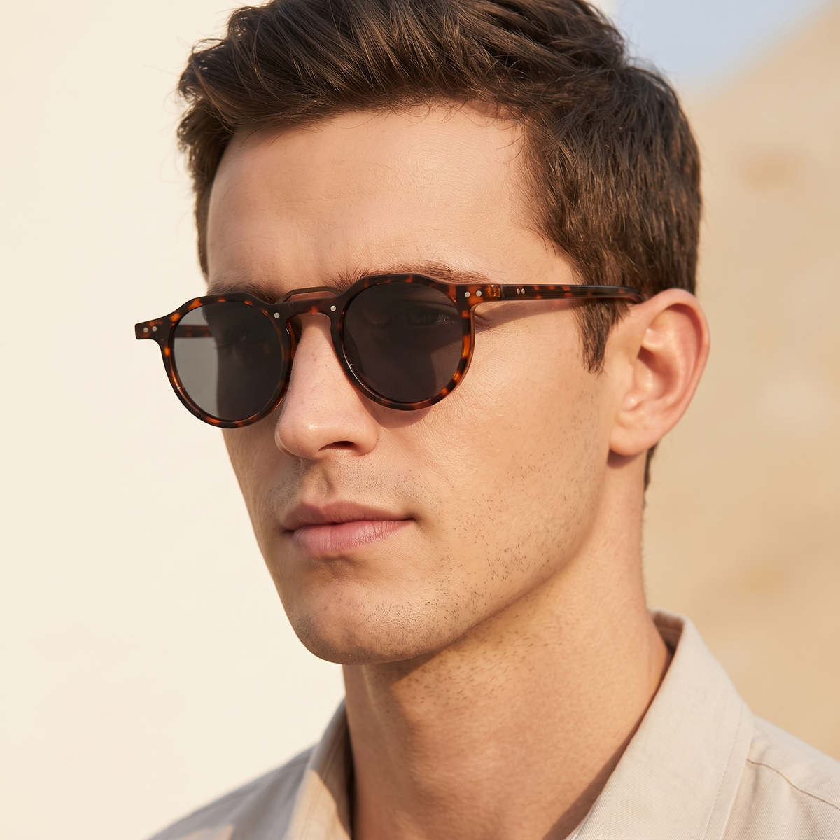 Tortoise / Grey | worn, men's styling