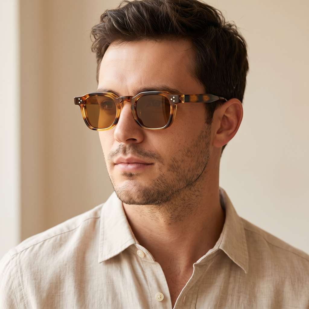 Leopard / Tea | worn, men's styling