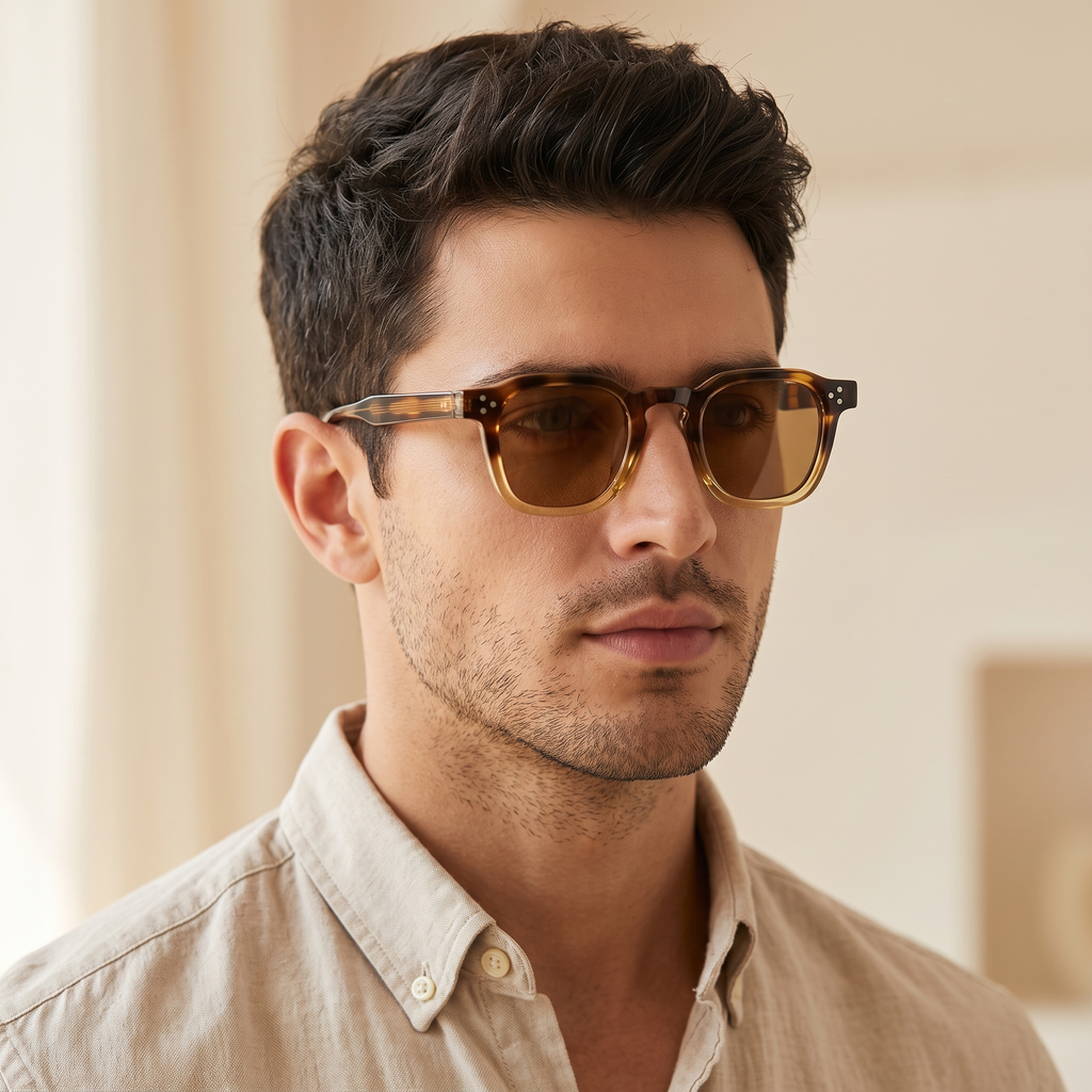 Tortoise / Tea | worn, men's styling