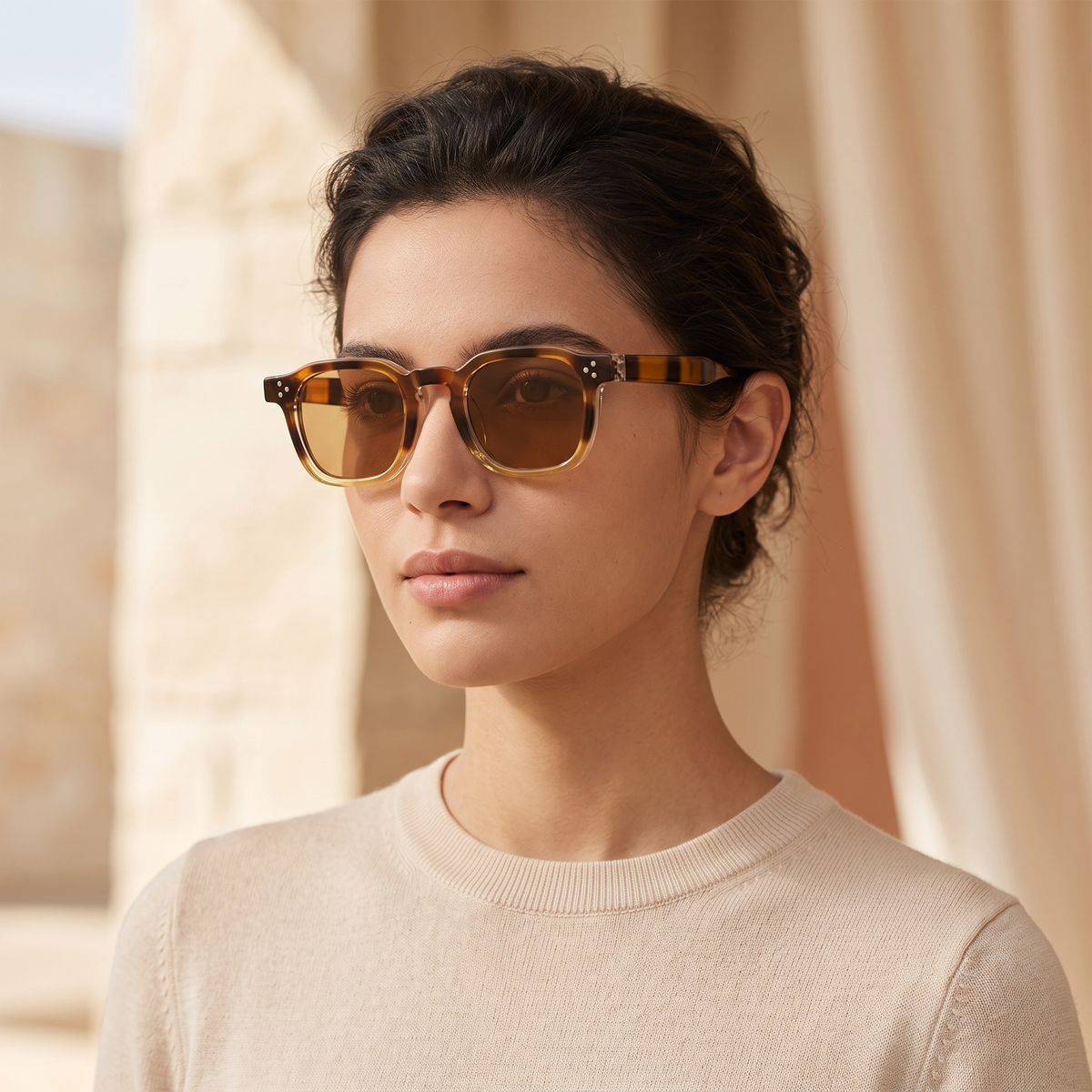 Tortoise / Tea | worn, women's styling