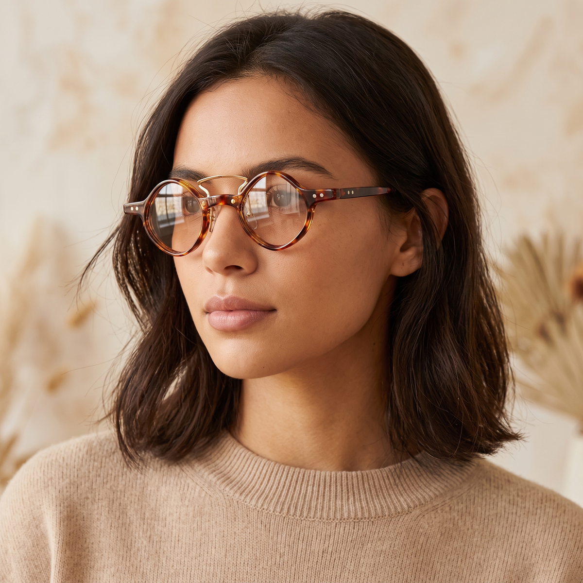 Tortoise / Peach | worn, women's styling