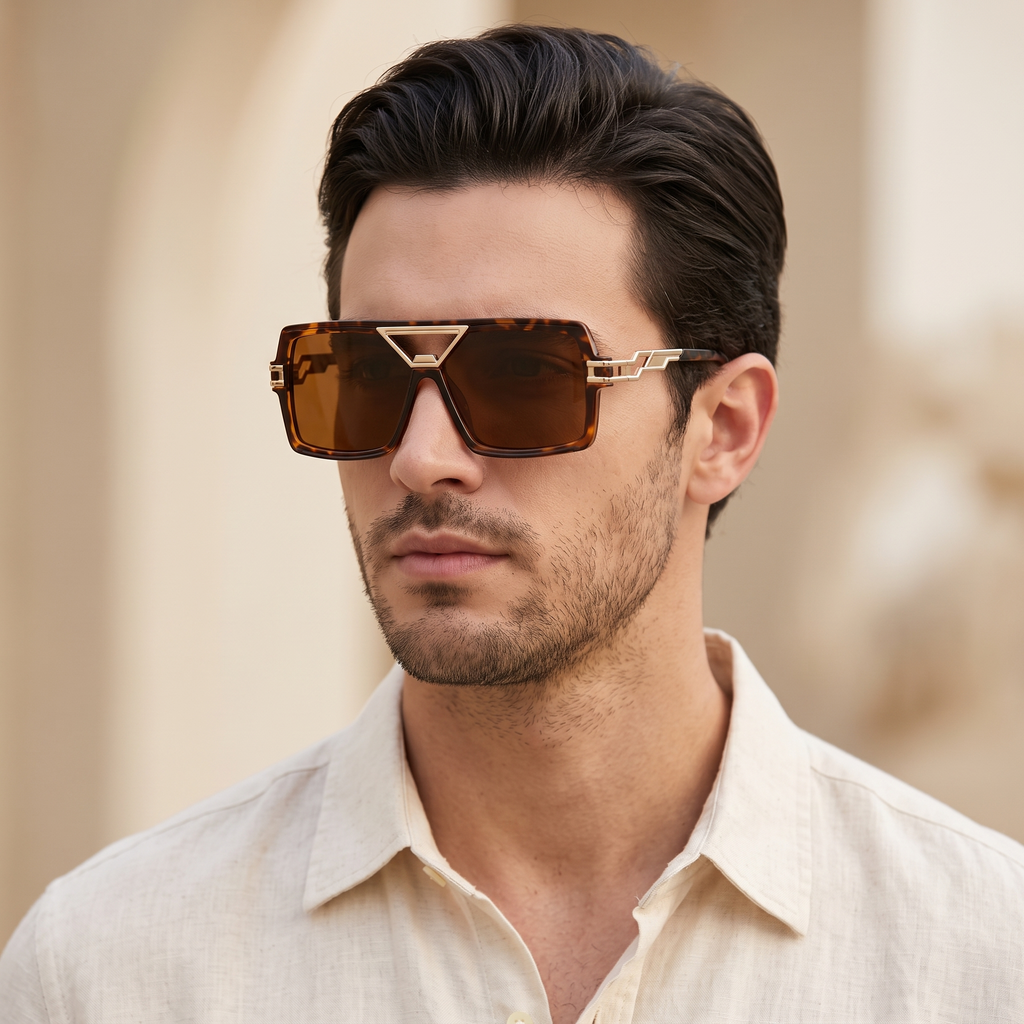Leopard / Tea | worn, men's styling