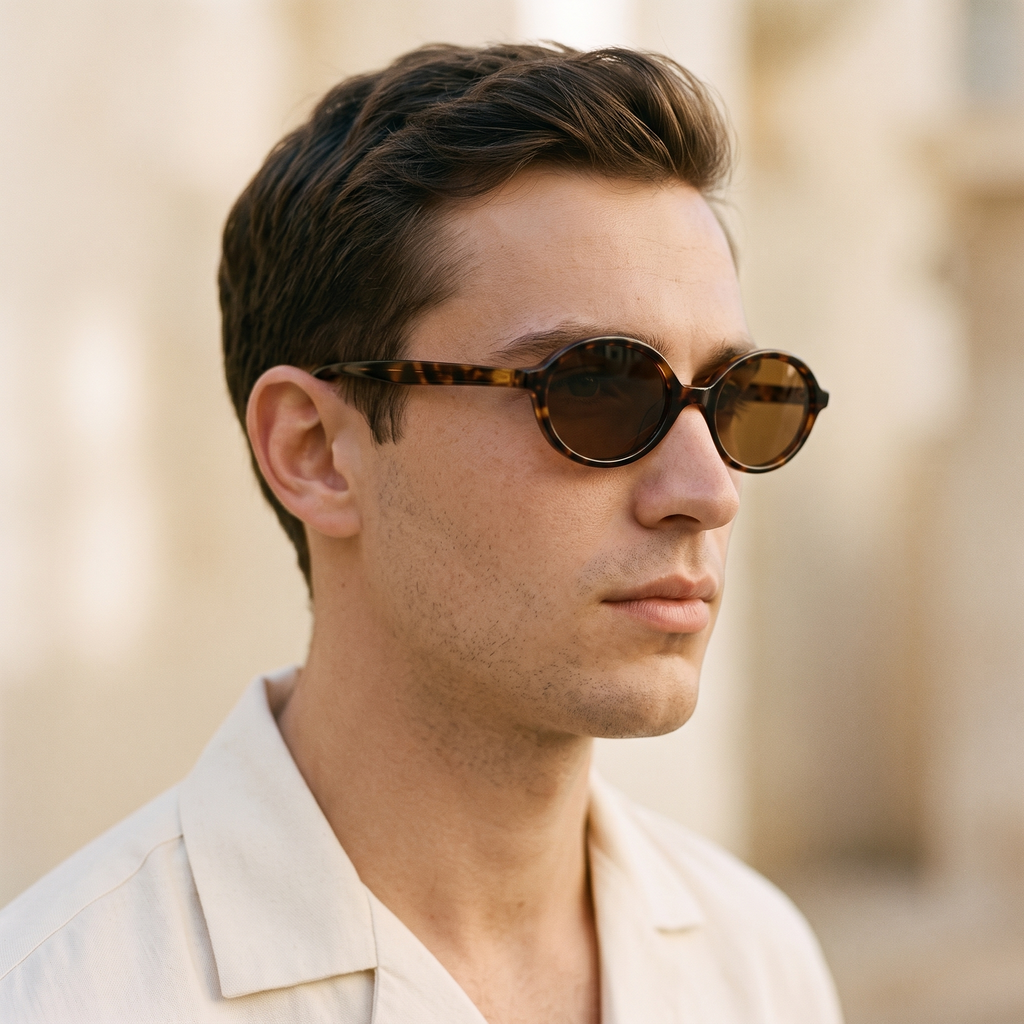 Leopard / Tea | worn, men's styling
