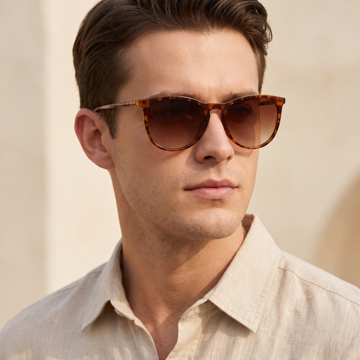 Tortoise / Tea | worn, men's styling