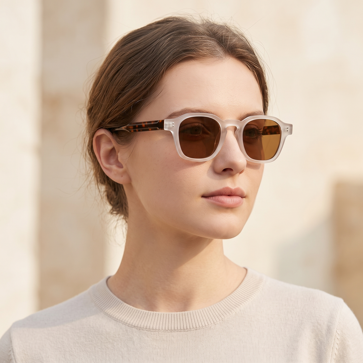 Sand Clear / Tea | worn, women's styling