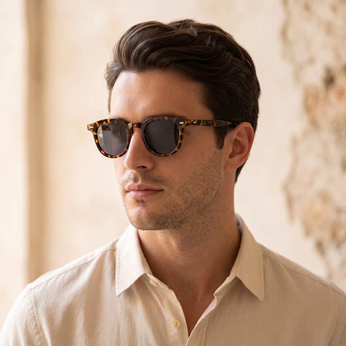 Leopard / Grey | worn, men's styling
