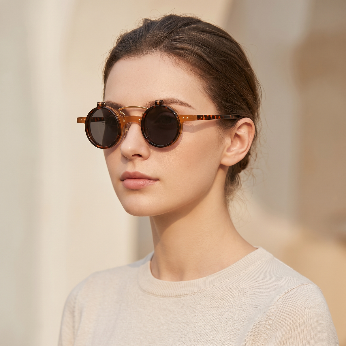 Tortoise / Grey | worn, women's styling