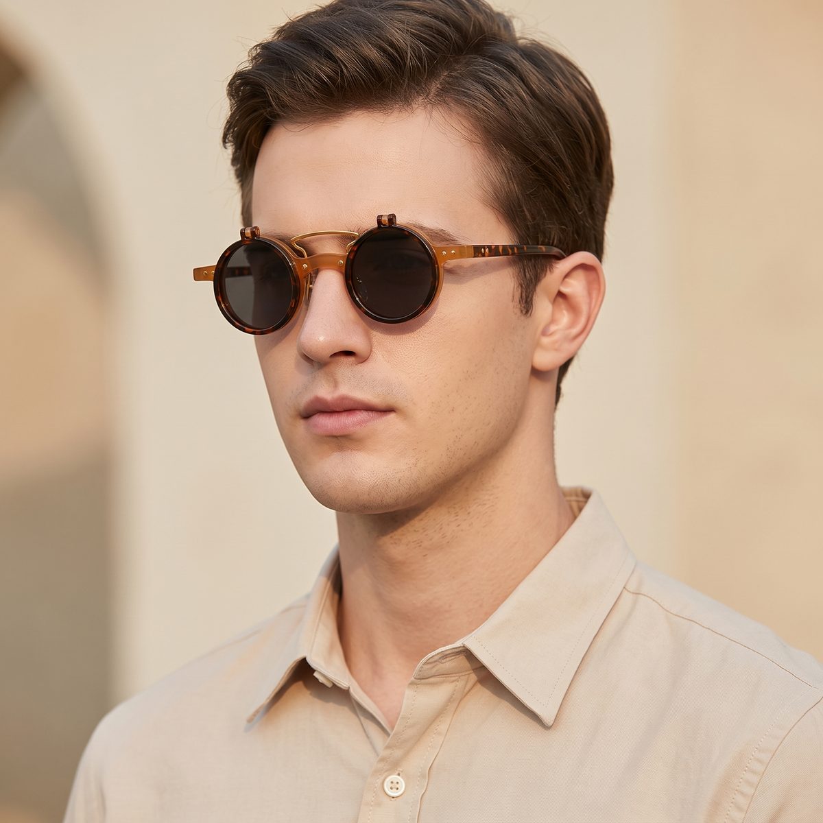 Tortoise / Grey | worn, men's styling