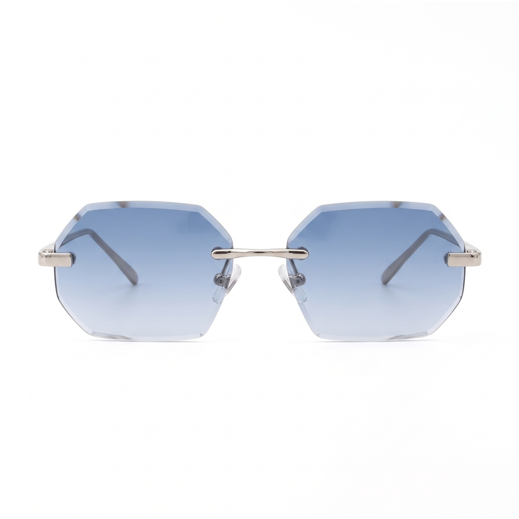Silver / Blue | front view
