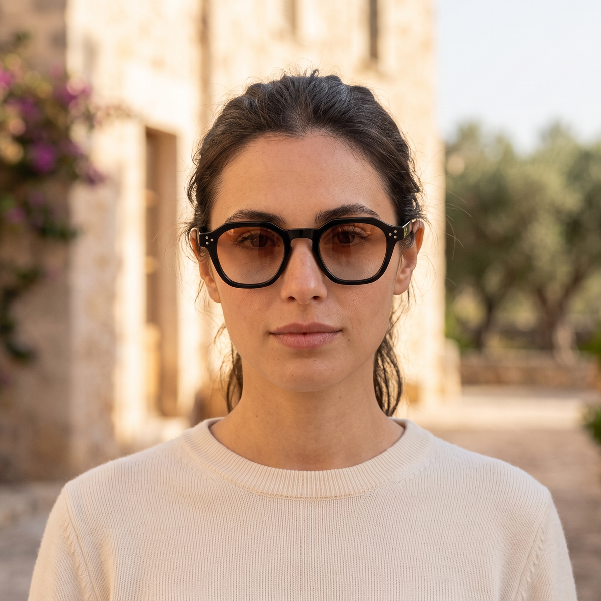 Black / Sunset Orange | worn, women's styling