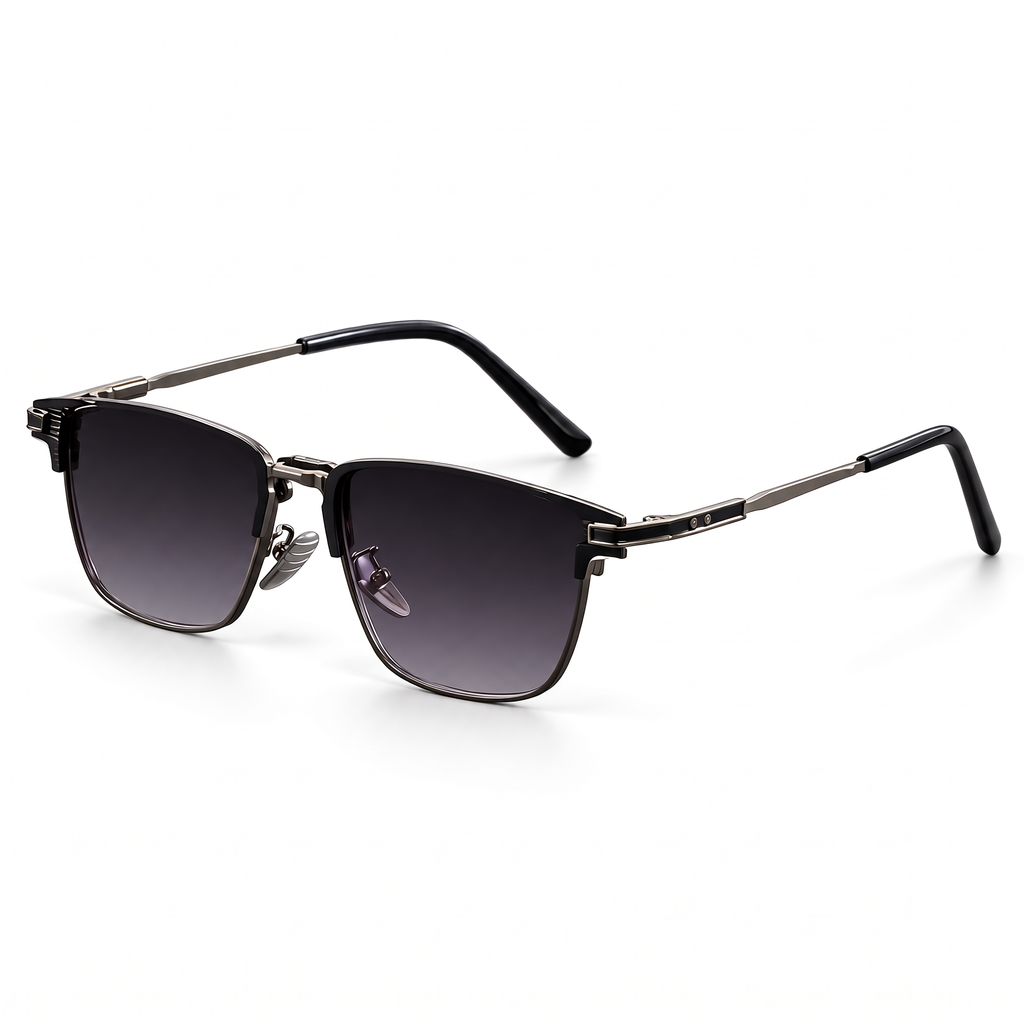 Black Gunmetal / Grey | three-quarter view